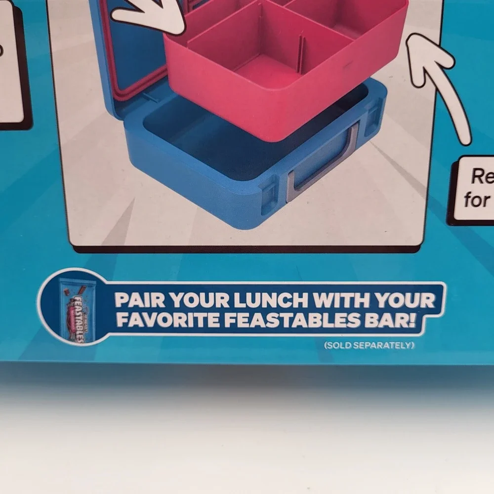 Mr. Beast Feastables World's Coolest Lunch Box Dishwasher/Microwave/Freezer Safe